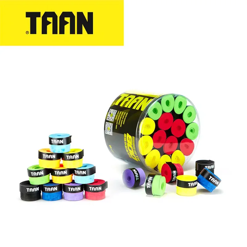 5pcs TAAN TW800 Tennis Badminton Dry Raquet Overgrip Thick Matte Hand Glue Sweatband Non-slip Breathable Sweat-absorbing