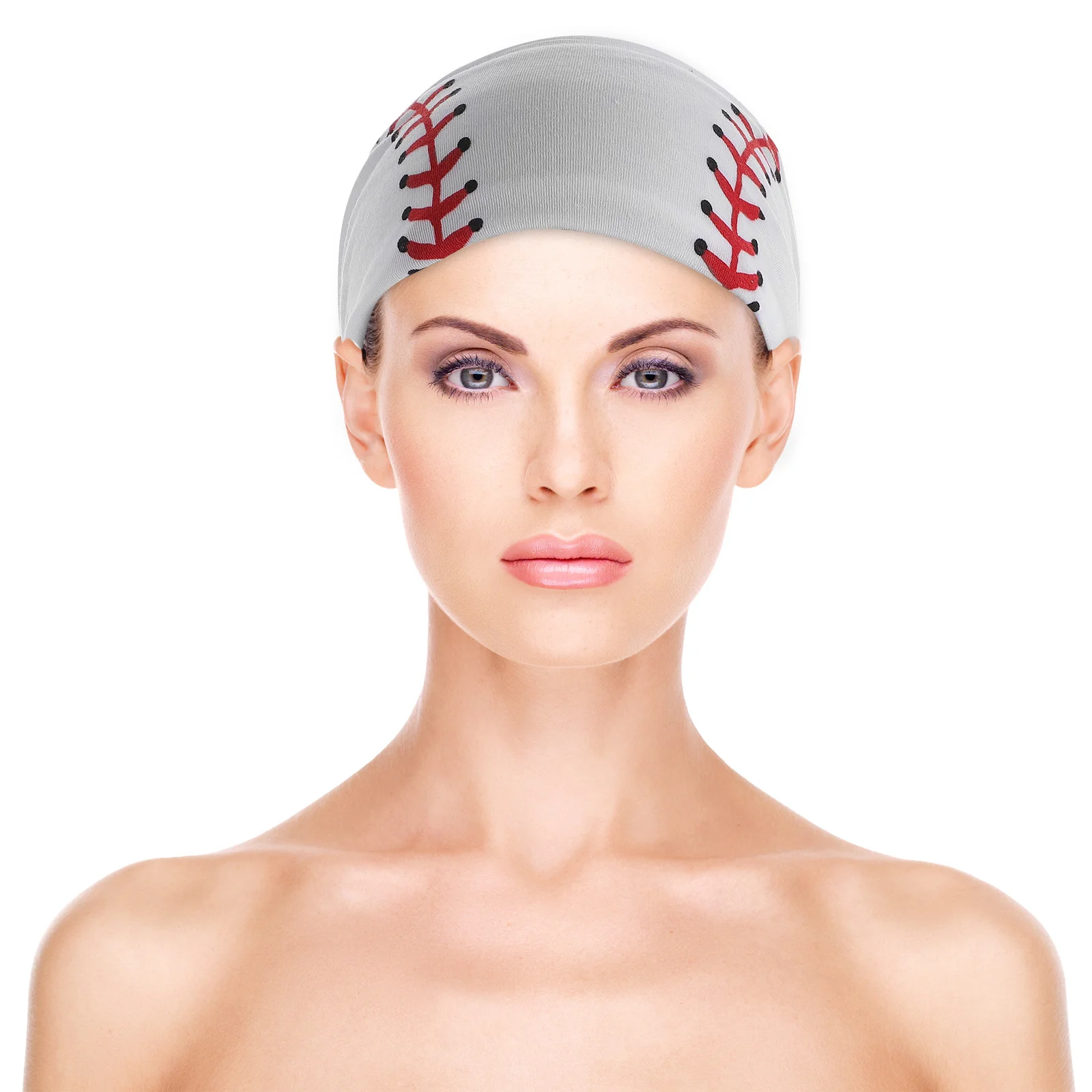 1 قطعة عقال ماصة للعرق قماش ناعم للجنسين إكسسوارات الشعر للنساء الفتيات الرياضة اللياقة البدنية السفر البيسبول الشعر البيسبول