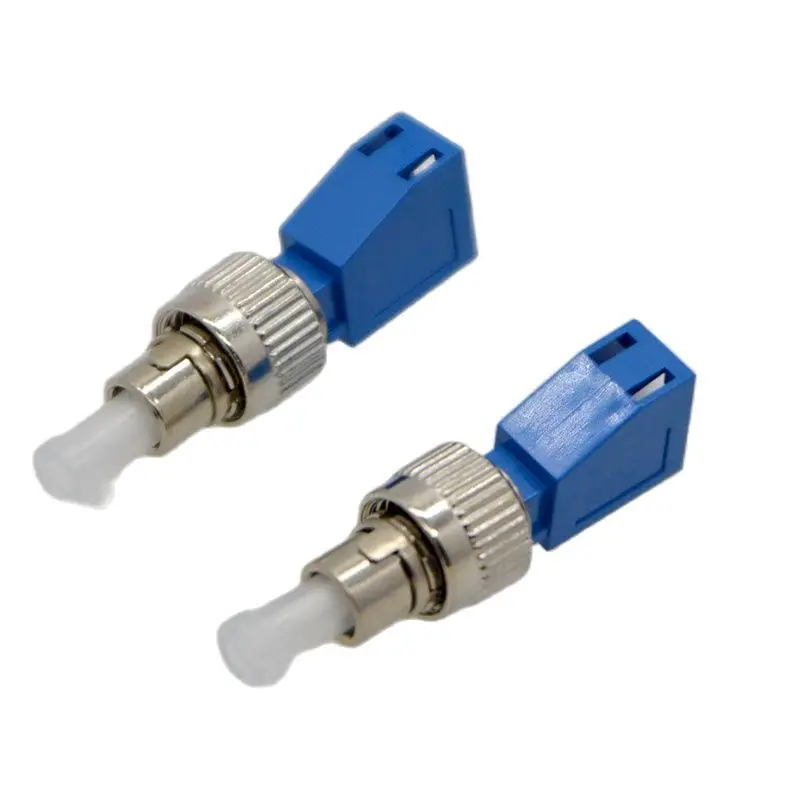 NEW Single Mode Optical Fiber Adapter Connector FC Male-LC Female Round to Small Square Coupler Flange For Optical Power Meter