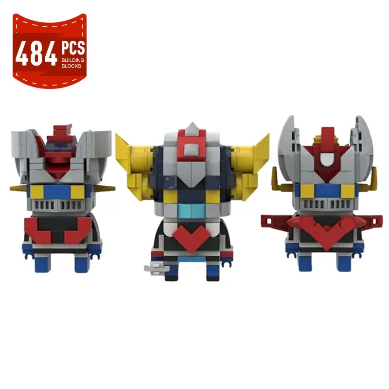 Moc Anime Figures Goldoraked Mazingered UFO Robot Building Blocks Space Technical Mecha Robots Cartoon Model Bricks Toys Gifts