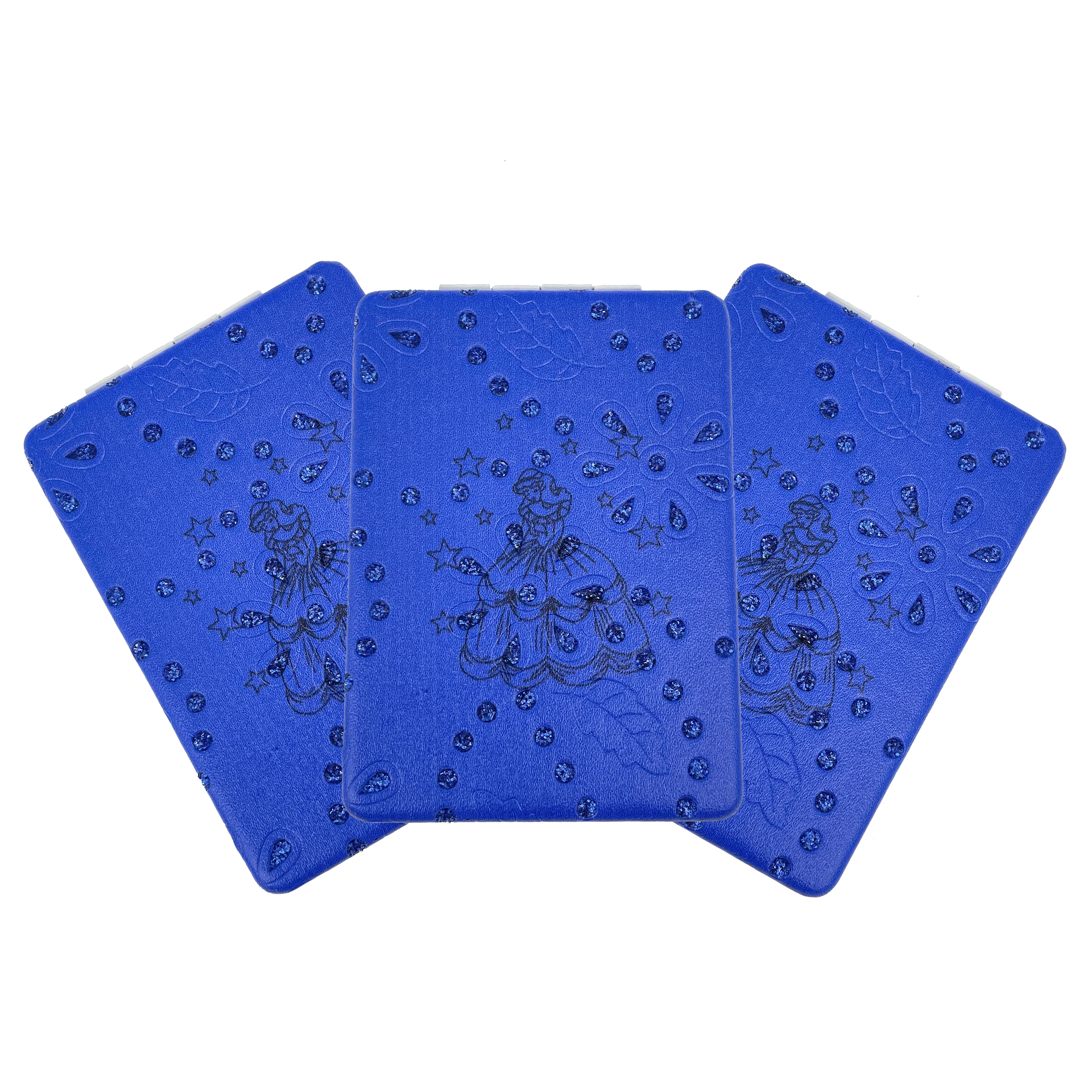 12 قطعة حلوة 15 Quinceanera بلينغ المدمجة مرآة مربع بولي Leather الجلود Recuerdos De Mis Anos حفلة عيد ميلاد الحسنات هدية لفتاة/ماك