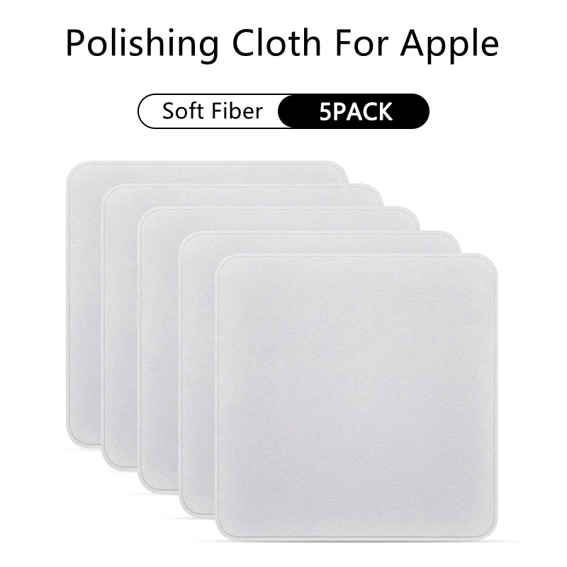 1-10pcs Universal Screen Cleaning Polishing Cloth for Apple iPhone 14 13 12 iPad Macbook Screen Display Polishing Cleaning Wipes