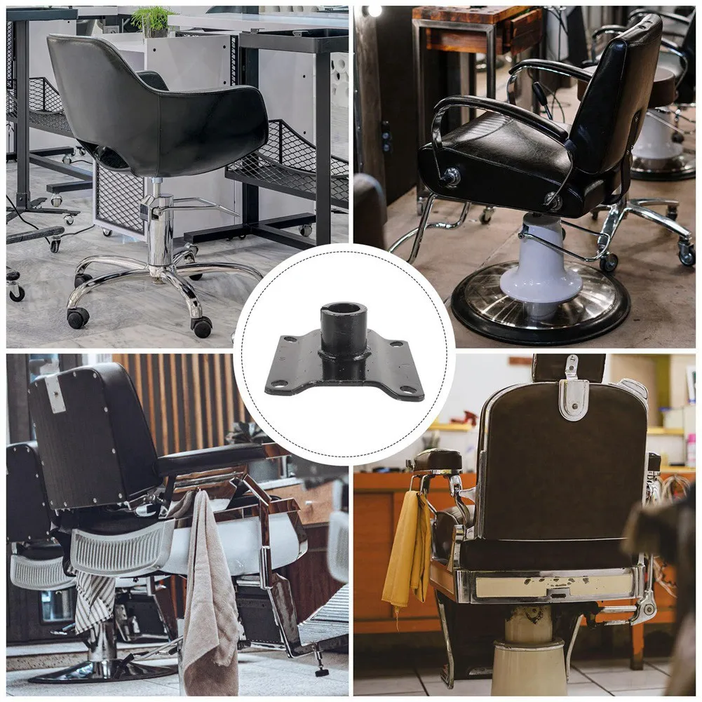 ALIM-Universal Barber Chair Chassis Connector Barber Chair Parts Sturdy Bracket Replacement Parts For Salon Chairs