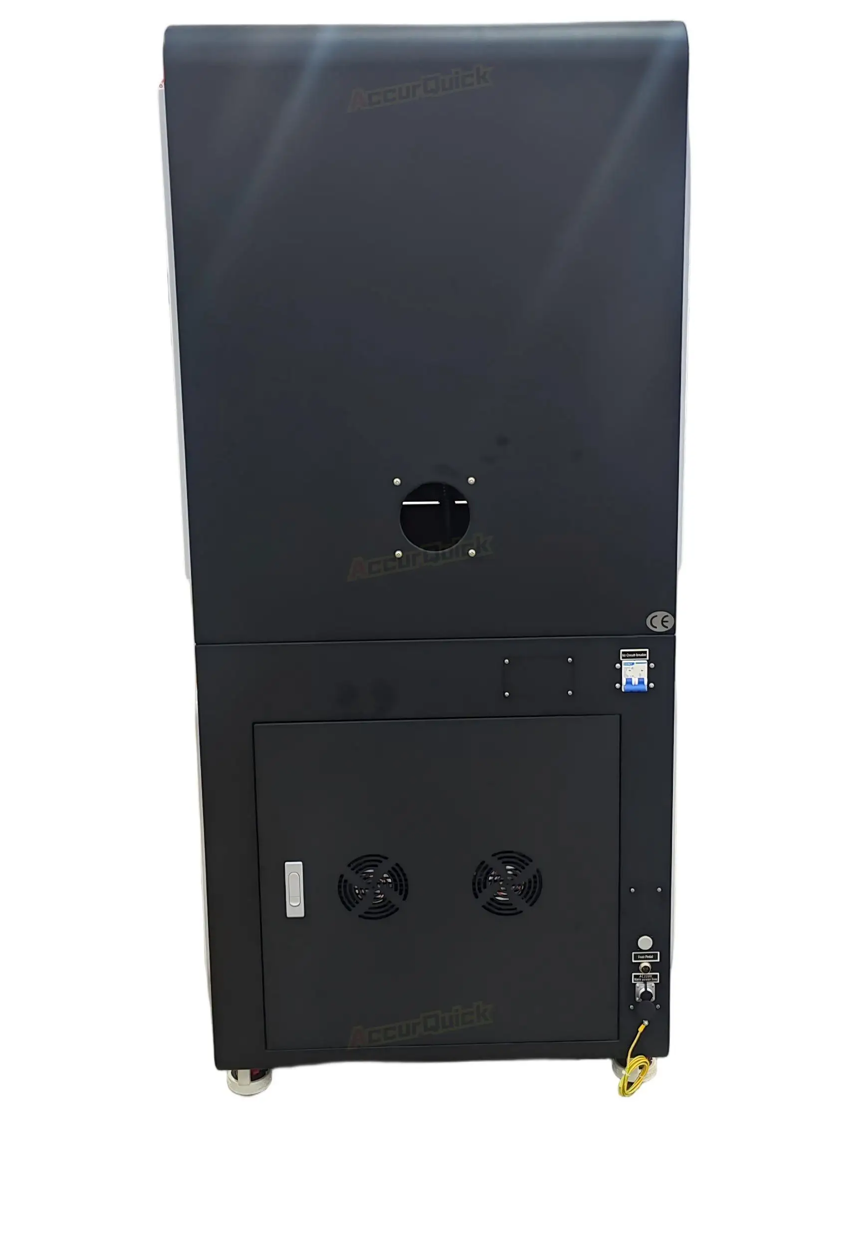 100000 Hours Working Life 100W Fiber Laser Printer Electronic Components Laser Marking Machine