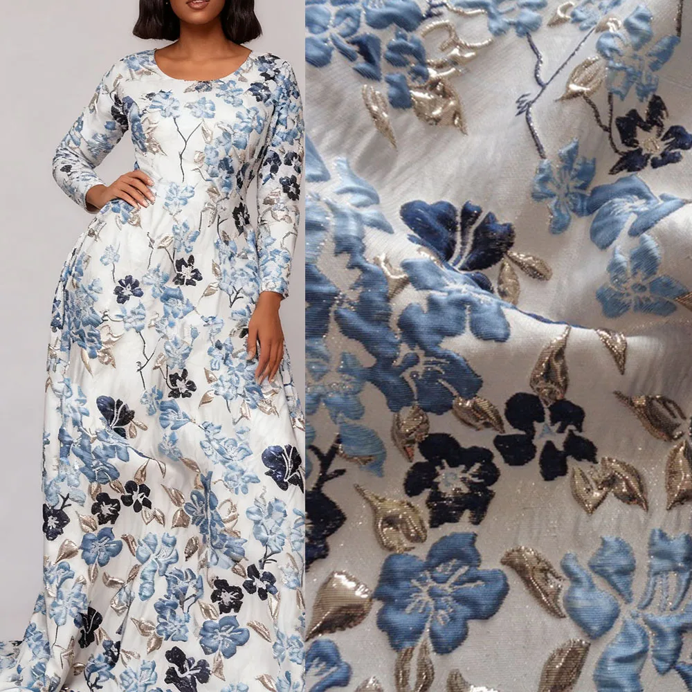 

5 Meters 2025 New African Lace Fabric with Embroidered Organza, Premium Quality for Women's Party Dresses