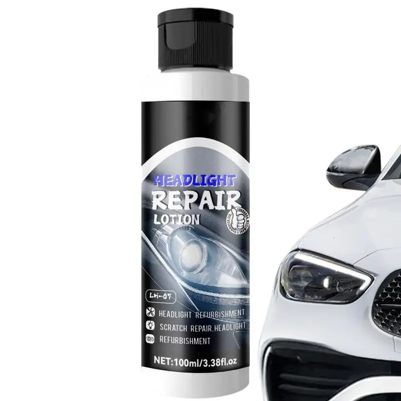 

Car Headlight Repair Fluid Headlamp Scratch Remover Repair Cleaning Paste Remove Oxidation Headlight Lens Polish Liquid restorer