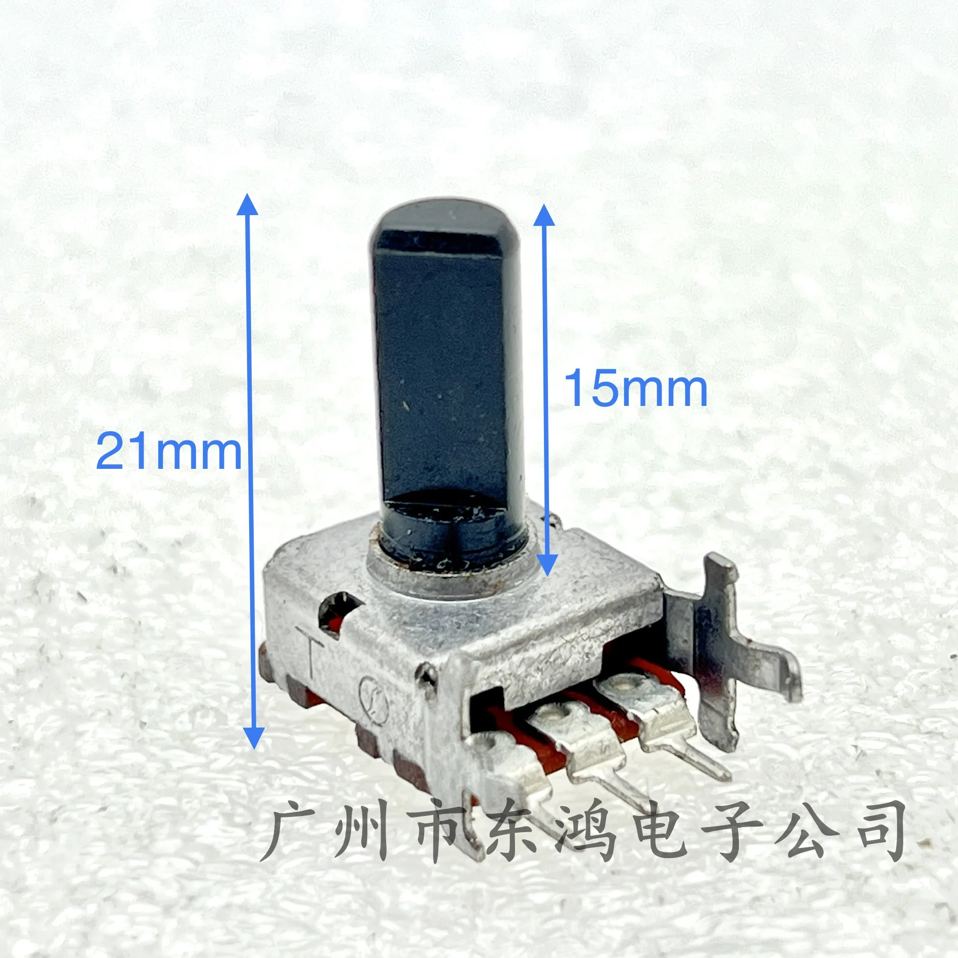 1 PCS Japan 12 square B5K rotary single Potentiometer shaft length 15mm
