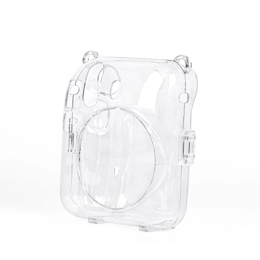 For Instax Mini 12 Crystal Transparent Protective Case Cover Bag for Fuji Fujifilm Instant Camera Bag for Instax Mini 12