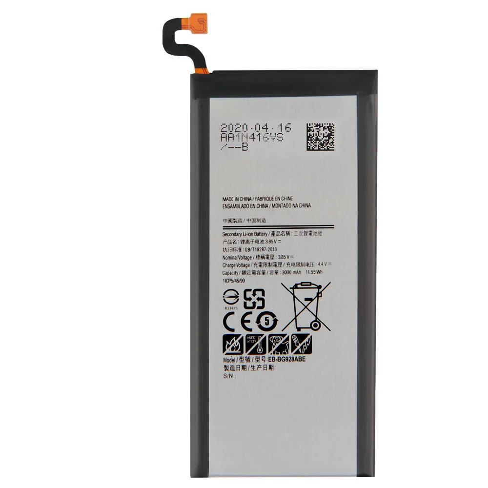 EB-BG928ABE de batería de repuesto para Samsung GALAXY S6 Edge Plus, SM-G9280, G928P, G928F, G928V, G9280, G9287, S6 edge +, 3000mAh