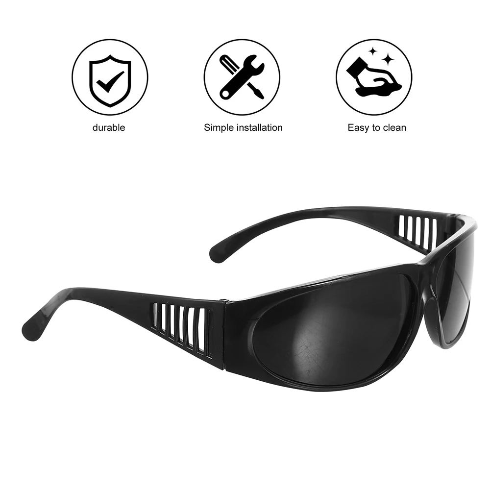 

10 Pairs Glasses Welding Goggles Safety Eyes Protection for Gas Protective Black Protector