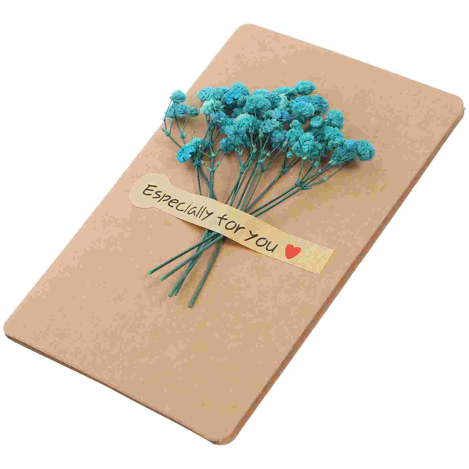 

Dried Flowers Greeting Card Wedding Event Invitation Cards Three-dimensional Christmas Xmas Holiday