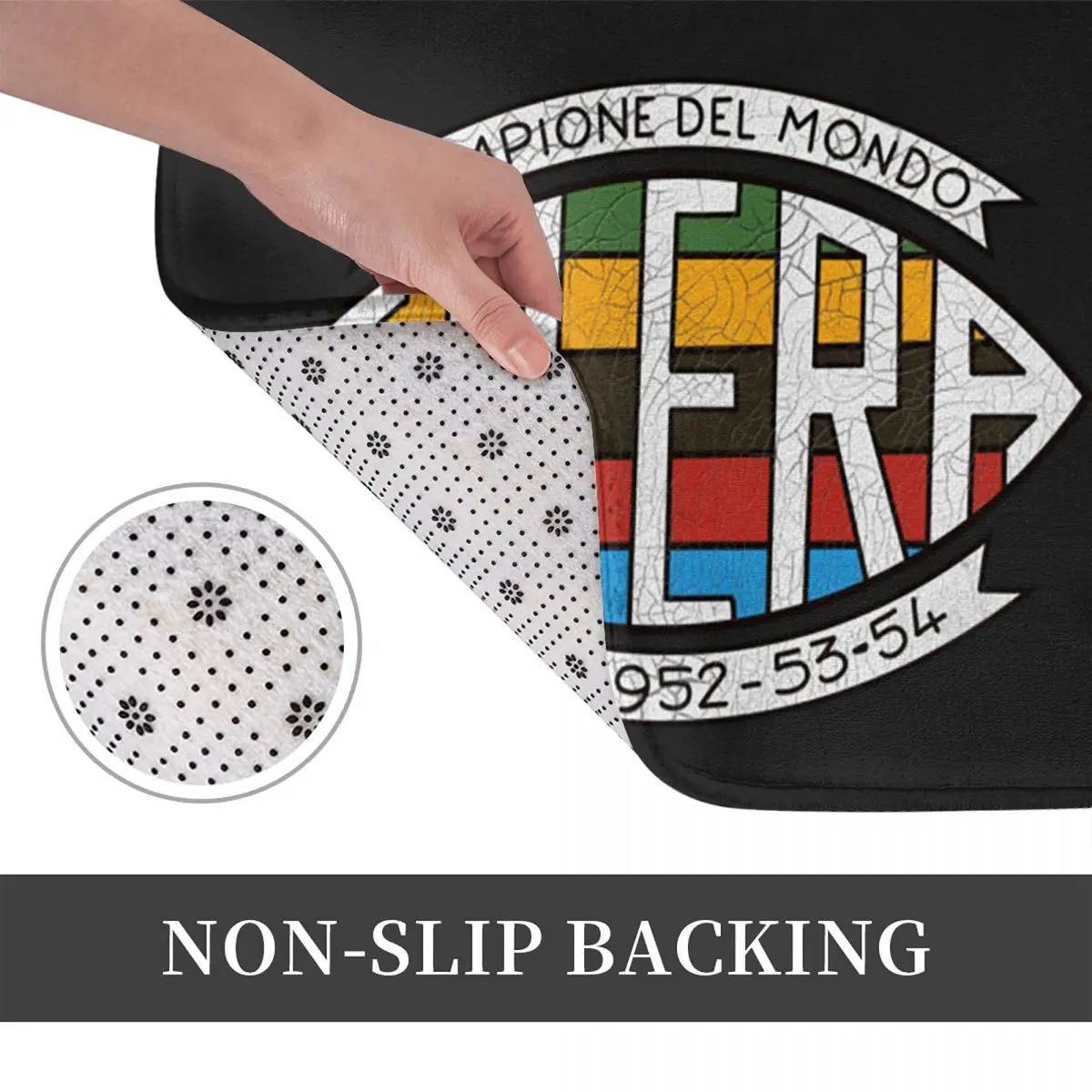 Legendary Italian Motorcycle World MotorManiac Doormat Kitchen Entrance Home Floor Mat Non-slip Carpet Rug for Footpad Mats