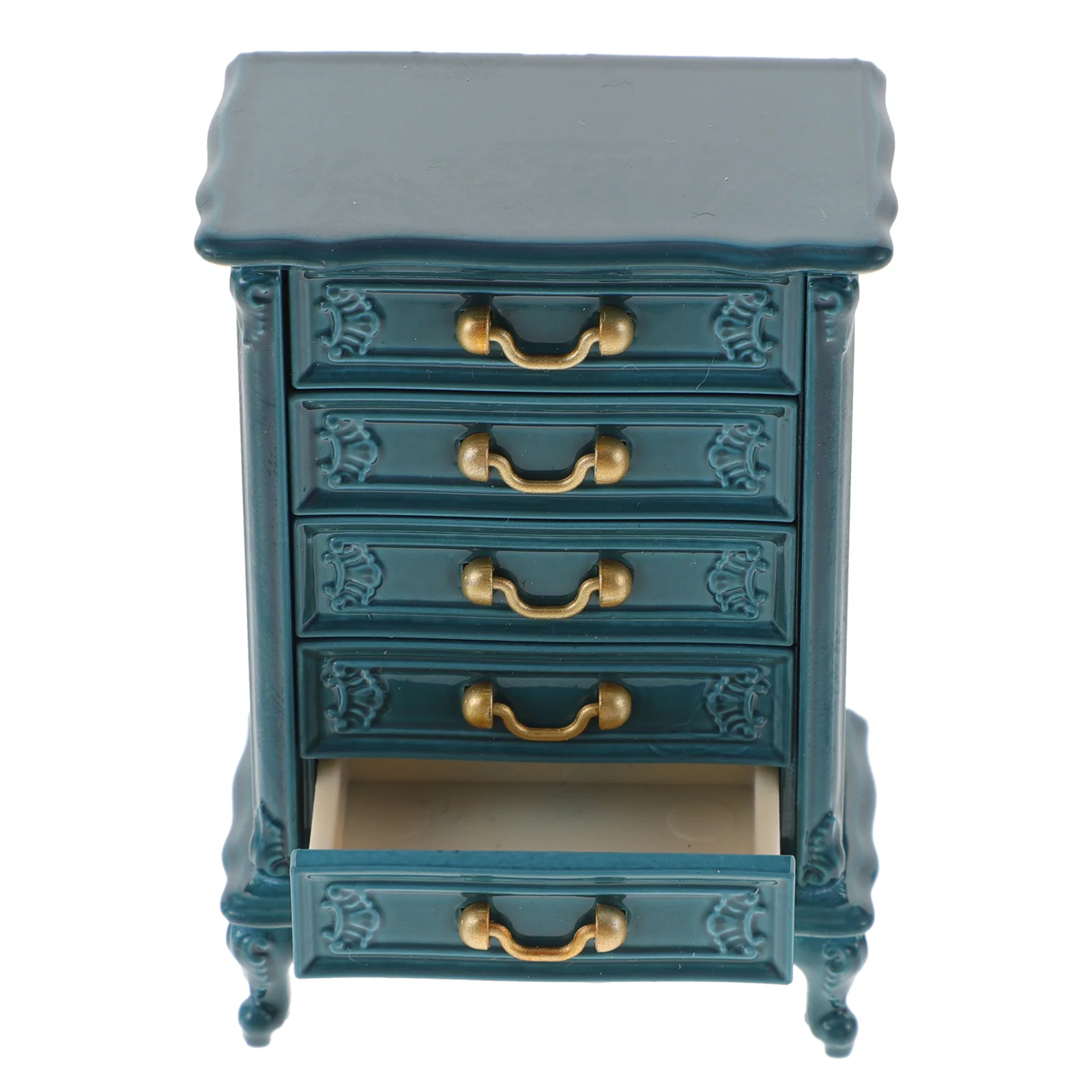 

Miniature Chest of Drawers Kids Furniture Tiny Wooden Cabinet House Nightstand Vanity