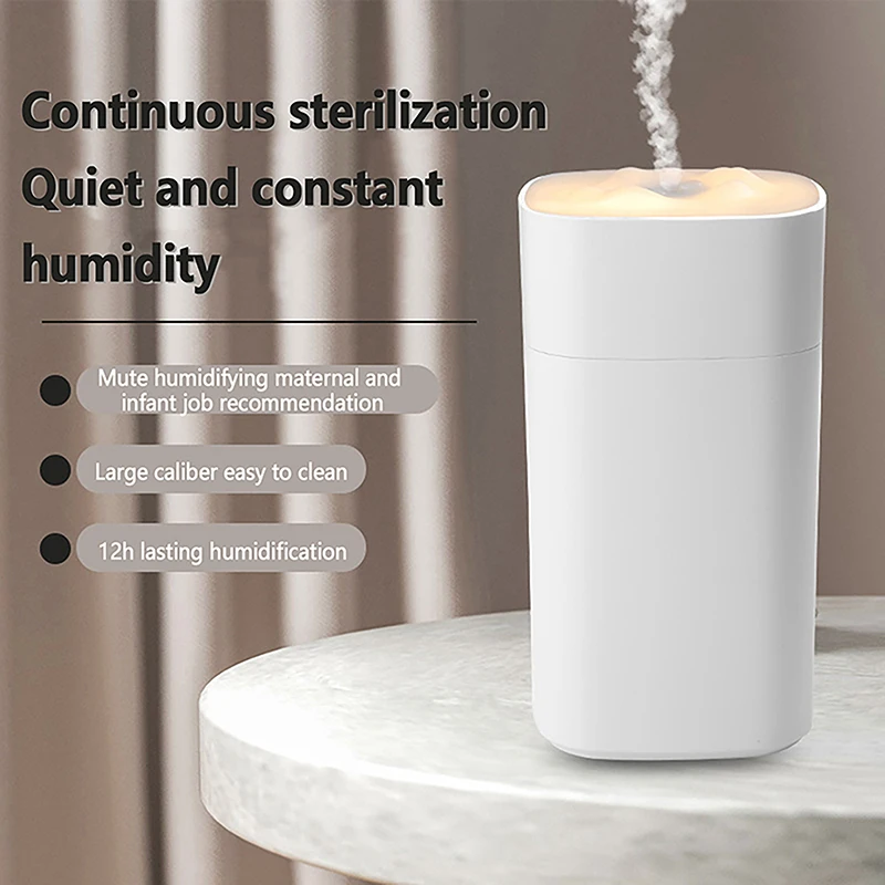 1PC Cool Mist Maker Fogger Purify For Home Office 350ML USB Air Humidifier Essential Oil Aromatherapy Humificador