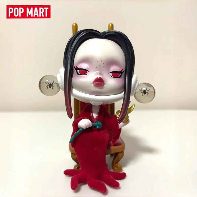 POPMART Genuine Blind Box Toy Cute Skullpanda The Addams Family
