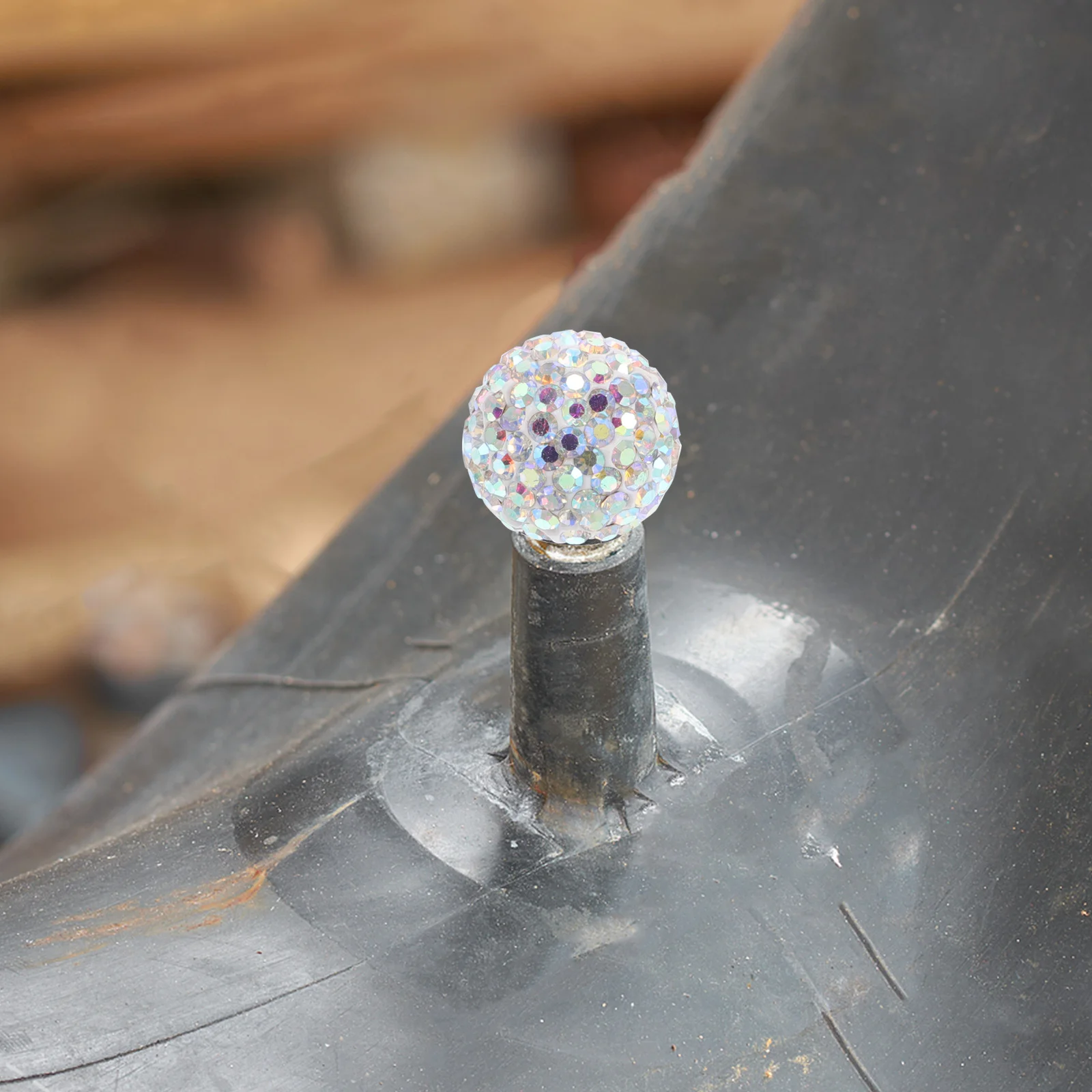 

4Pcs Crystal Bling Tire Valve Caps Universal Fit Vehicles Sparkling Dustproof Waterproof Easy Installation Car Accessories