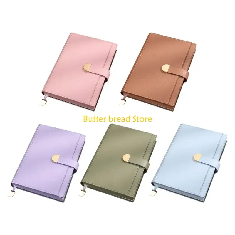 

Блокнот из искусственной кожи в твердом переплете В89К с 300 страницами, выложенными для ежедневных заметок 145x212 мм