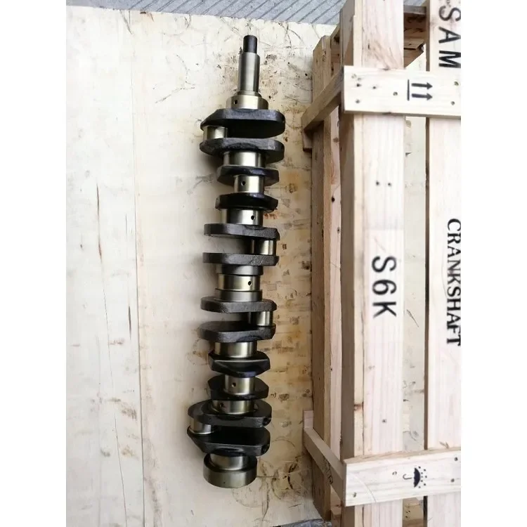 Diesel engine forged steel E200B E320 S6K crankshaft 34320-00010 34320-100011