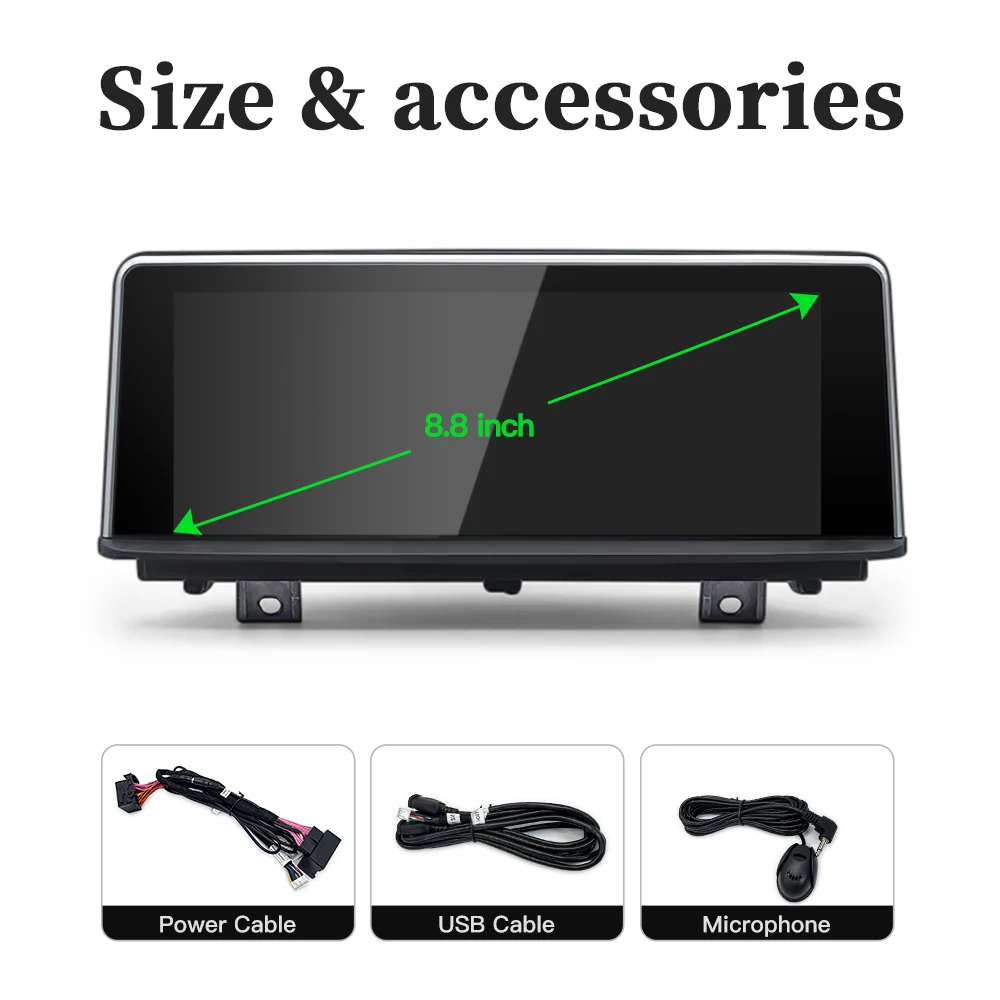 stwei 2026 New Linux System 8.8 inch For BMW 3Series 4Series M3 M4 F30 F36 NBT EVO Wireless CarPlay Auto Car Video Players