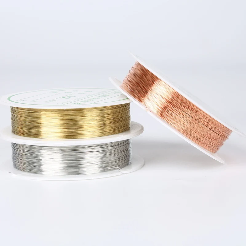 1-axis pure copper wire diameter 0.2 0.3 0.4 0.5 0.6 0.7 0.8 1.0mm manual DIY connection copper wire