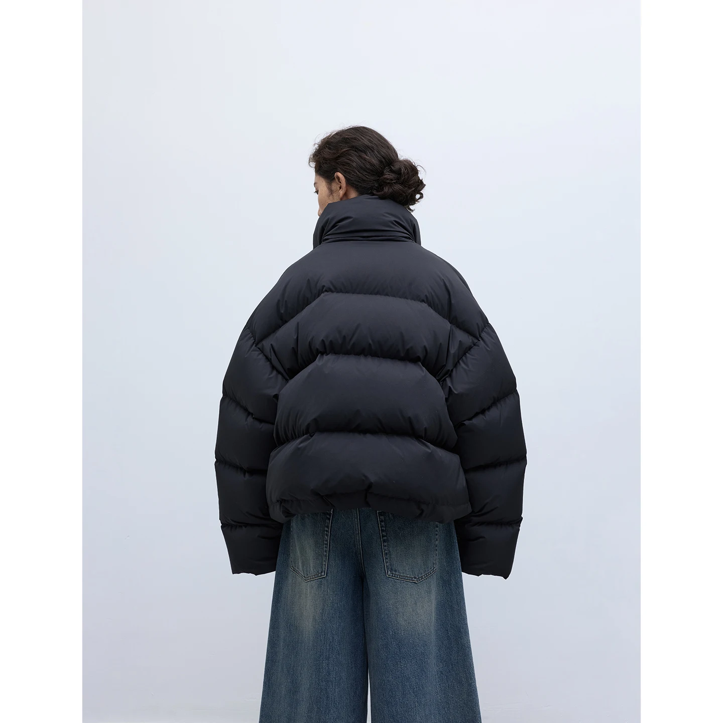 Trendy Bloggers Are All Wearing It~ Lightweight and Warm Short down Jacket 270g White Duck down Puffer Jacket New Winter Women's Outerwear