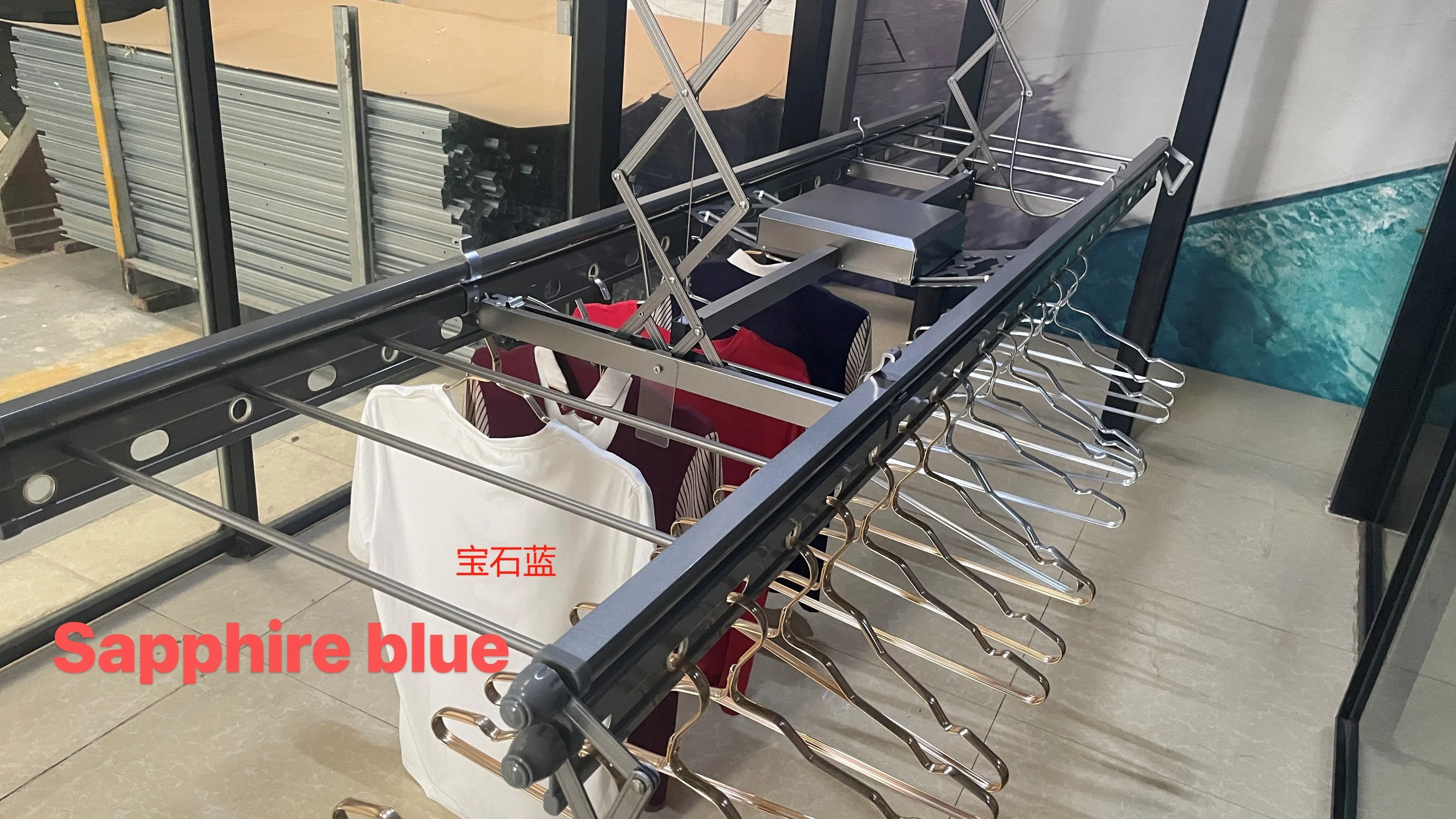 collapsible drying rack aluminium clothes drying rack