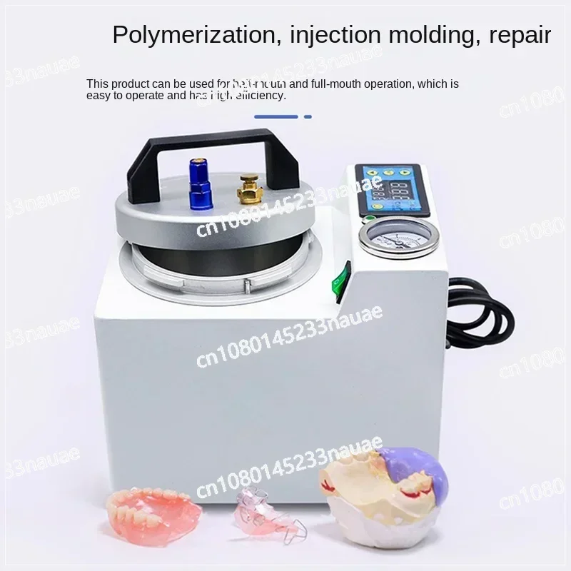 Dental Lab Automatic Polymerizer Portable Curing Pressure Pot Polymerizing Digital Display  Adsorption Silicone Rubber Repair