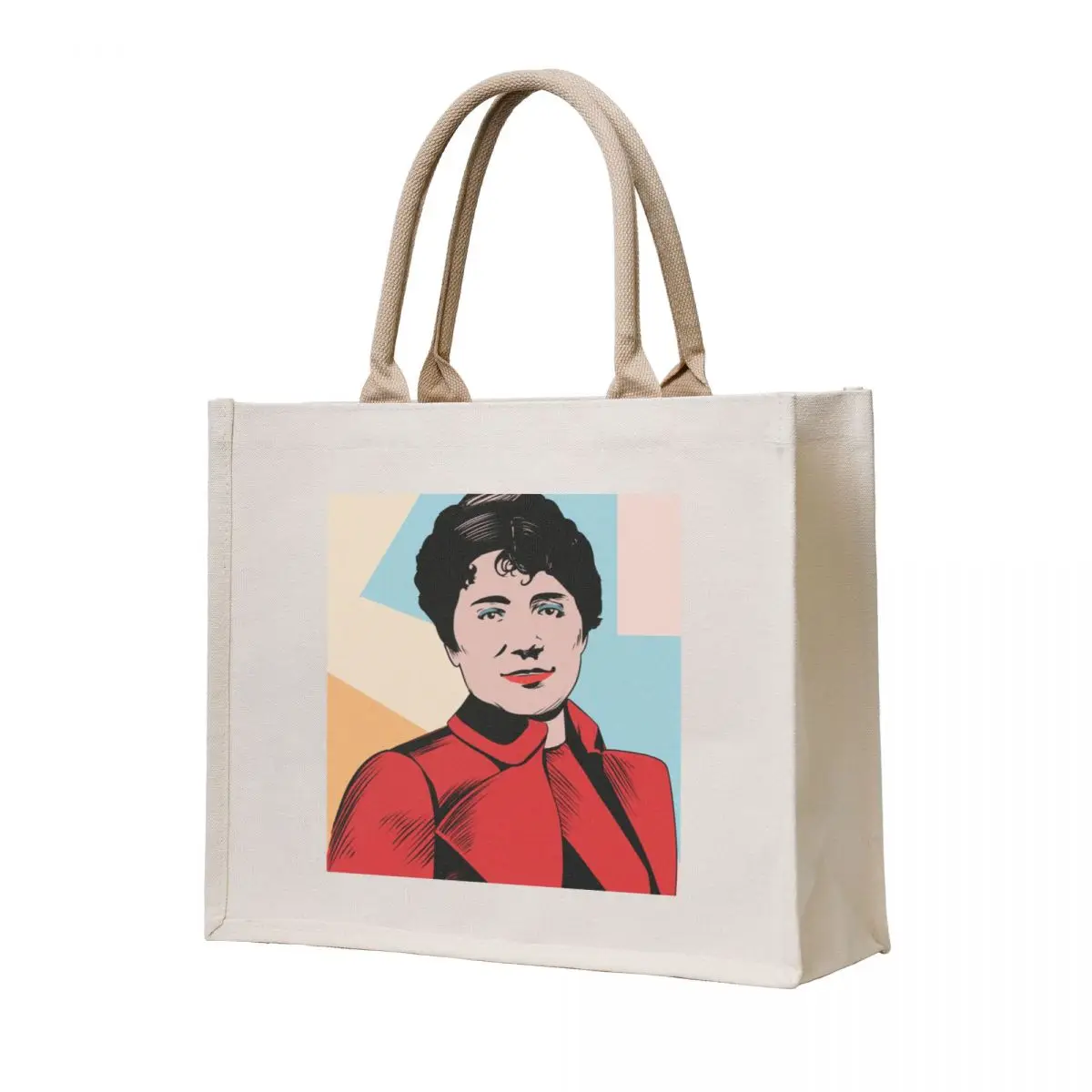 

Rosalia de Castro - Popart Tote Bag tote bag Reusable bags Women's bag canvas shopping