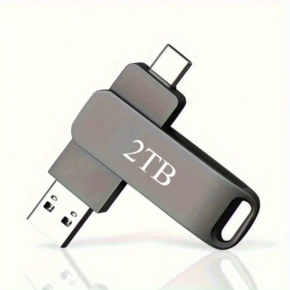 USB Flash Drive External USB USB 2TB USB Portable 2TB USB Slim External Compatible With PC, Laptop