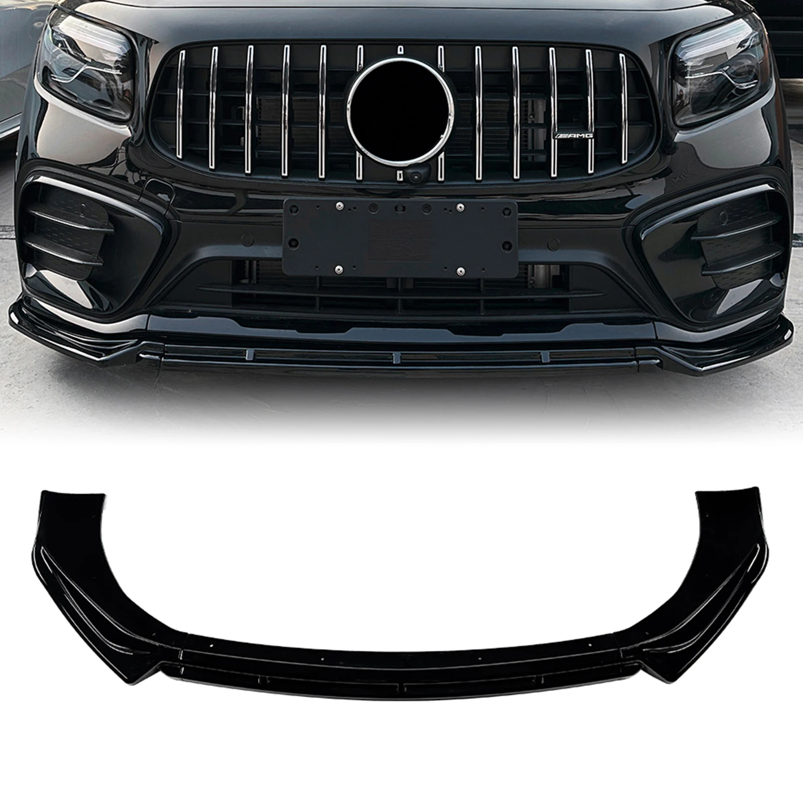 Für Mercedes Benz GLB Klasse X 247 GLB200 GLB220 GLB250 GLB35 AMG 2024 2025 Frontschürze Spoiler Lippe Untere Diffusor Splitter Klinge