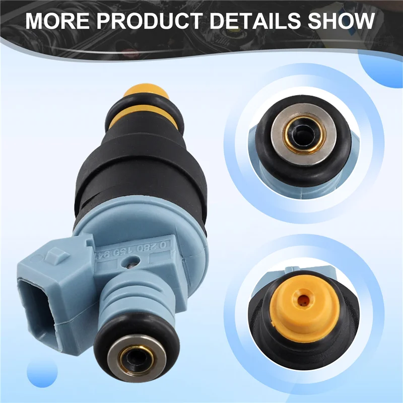 0280150947 24LB New Fuel Injector Nozzle For Chevy Ford Dodge LS1 LT1 5.0L 5.7L V8 250Cc-M53K