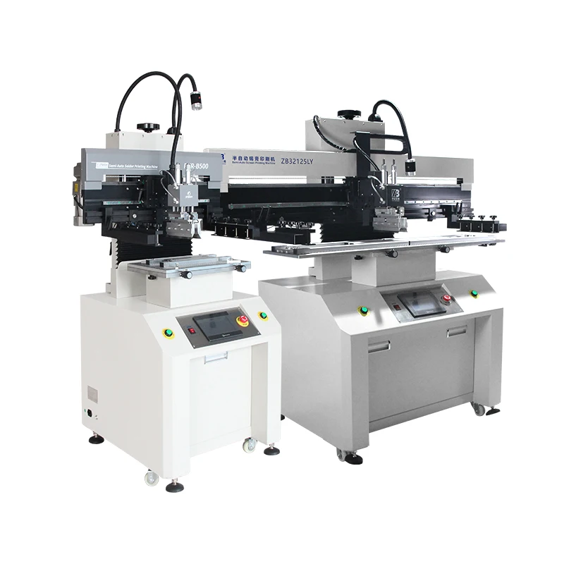 PTR-B500 Semi Auto Lotpaste Siebdrucker Maschine Hochpräziser Smt Pcb Lotpaste Drucker für die Smt-Produktion