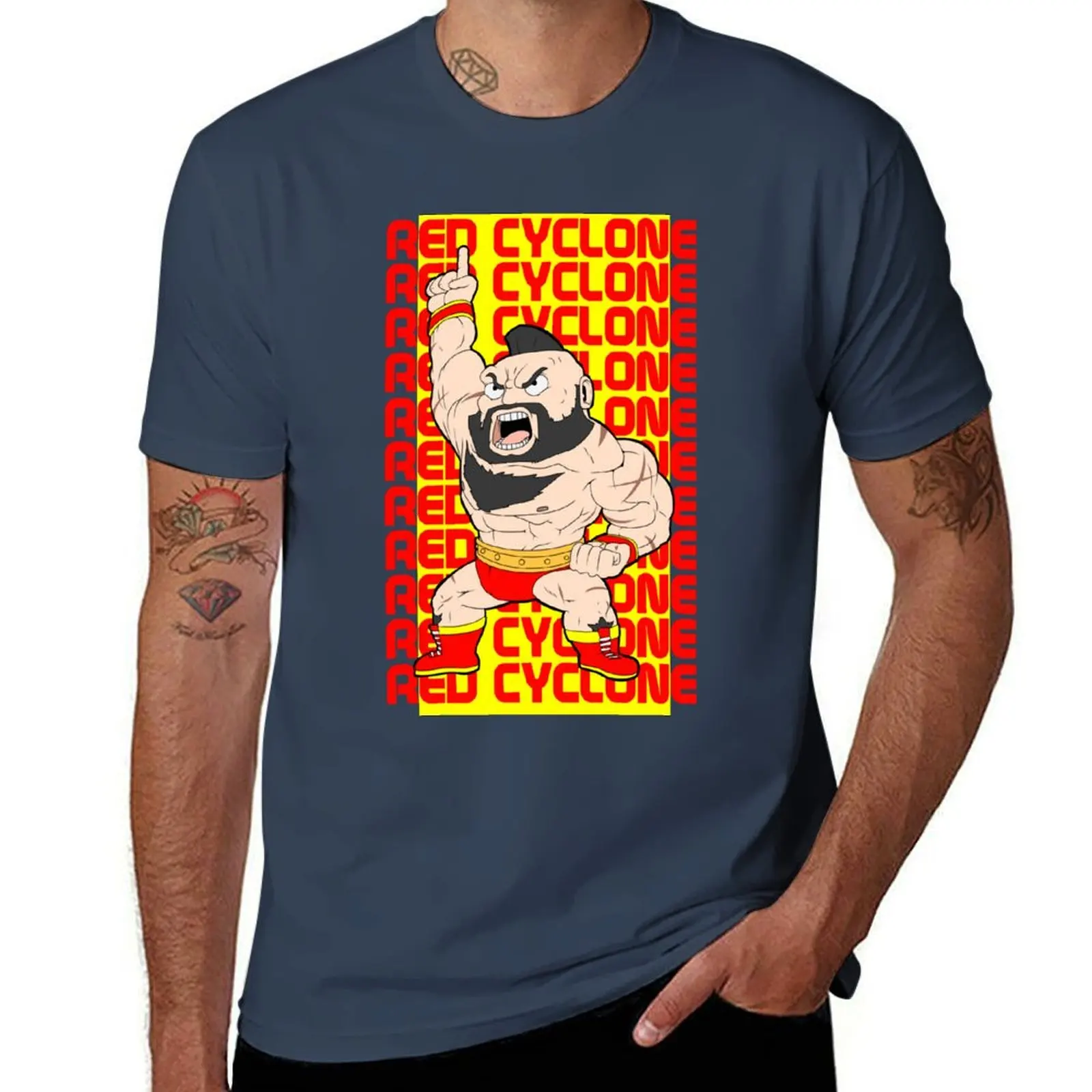 

Cyclone Red - Zangief T-Shirt Lightweight Hiking T-Shirt