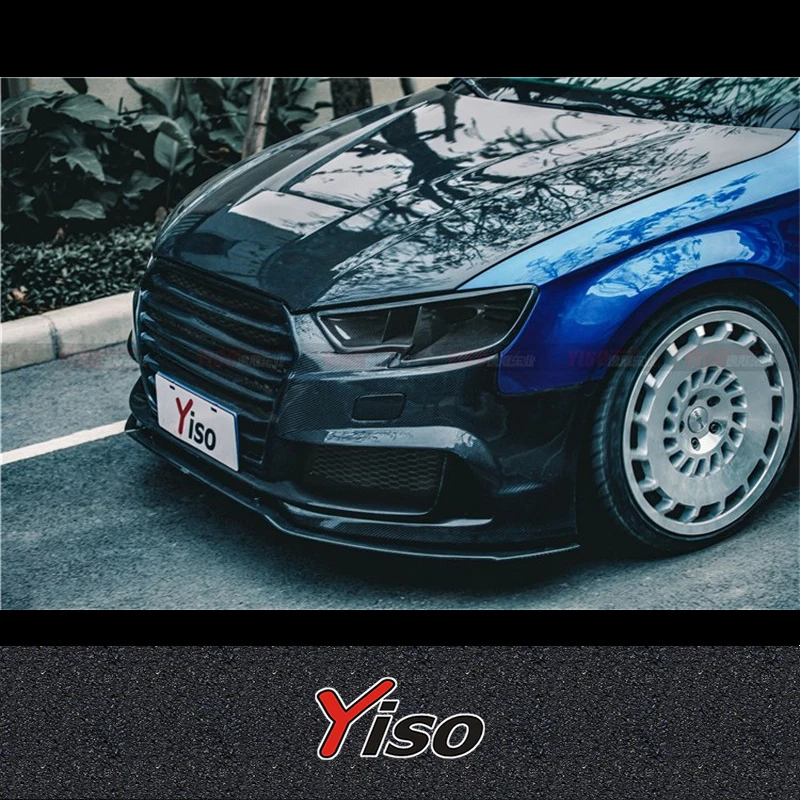Suitable for S3 RS3 Modified encirclement RS3 S3 carbon fiber headlight retrofit headlight RS3 S3 air intake headlight