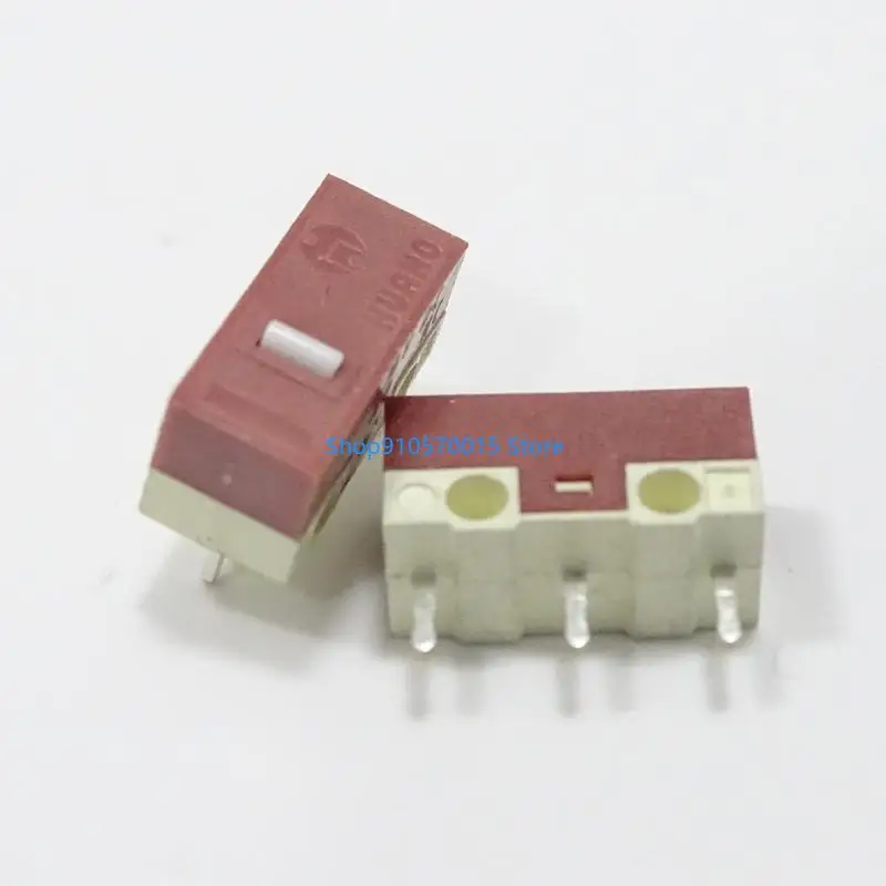 B95C 8Pcs HUANO Original Mouse Micro Switch 3Pins 5M Clicks Mice Micro Mute Button