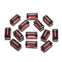 High Quality Multicolor 6x12MM Rectangle Austrian Crystal Glass Square Loose Spacer Beads For Jewelry Making DIY Accessories