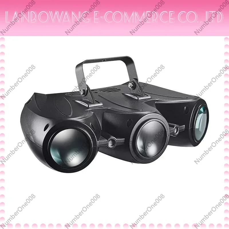 Mini UFO Stage Light, LED Airship Effect Light Projector for KTV Bar Party Disco DJ Dance, Moon Flower Moving Head Light