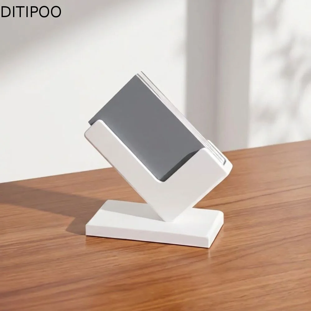 Industrial Style Business Card Storage Rack Plastic 3D Printing Card Display Stand Stable Funny Business Card Holder