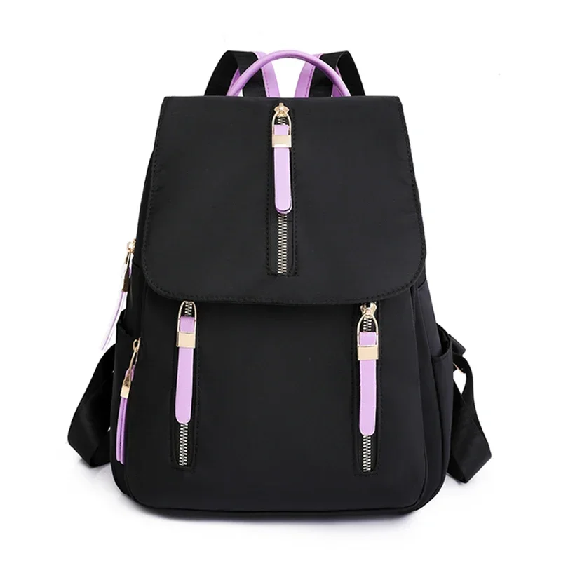 

Women Backpack Casual Nylon Waterproof Fashion Ladies Zipper Female Shoulder Bags Teenager School Bag New Sac Mochilas рюкзак 백팩