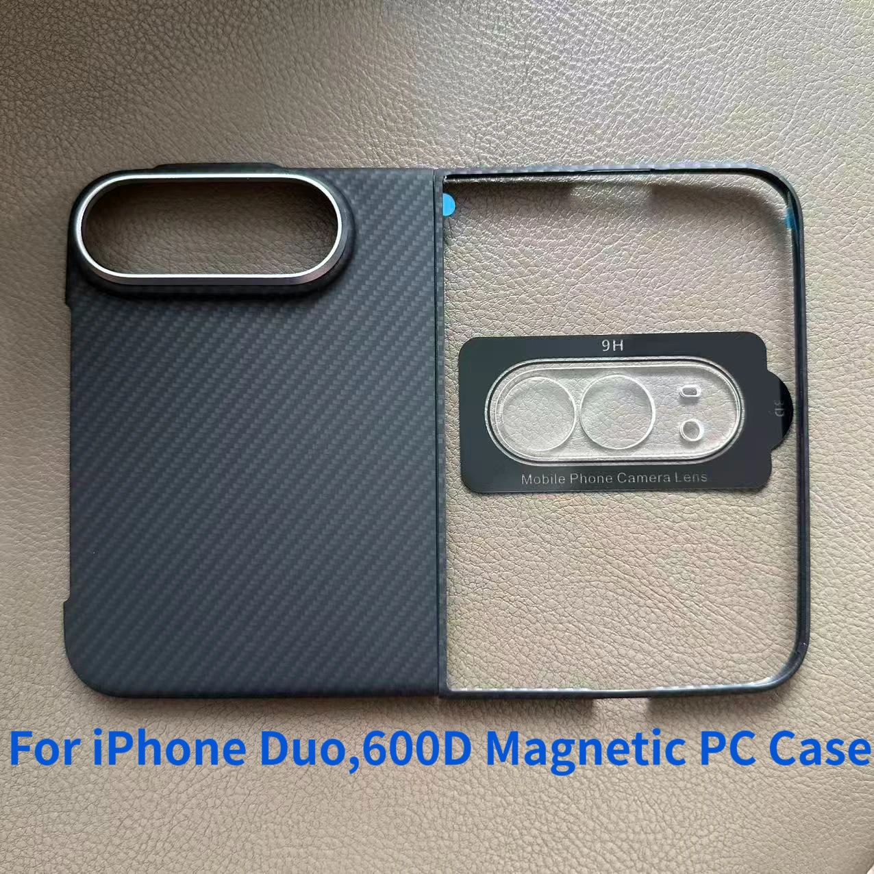 Business for iPhone Duo 600D magnetic PC protective case with MagSafe aramid carbon fiber pattern lightweight protective case