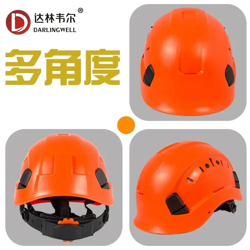 ABS anti smashing reflective safety helmet for men's new national standard building high-altitude operation rescue protective