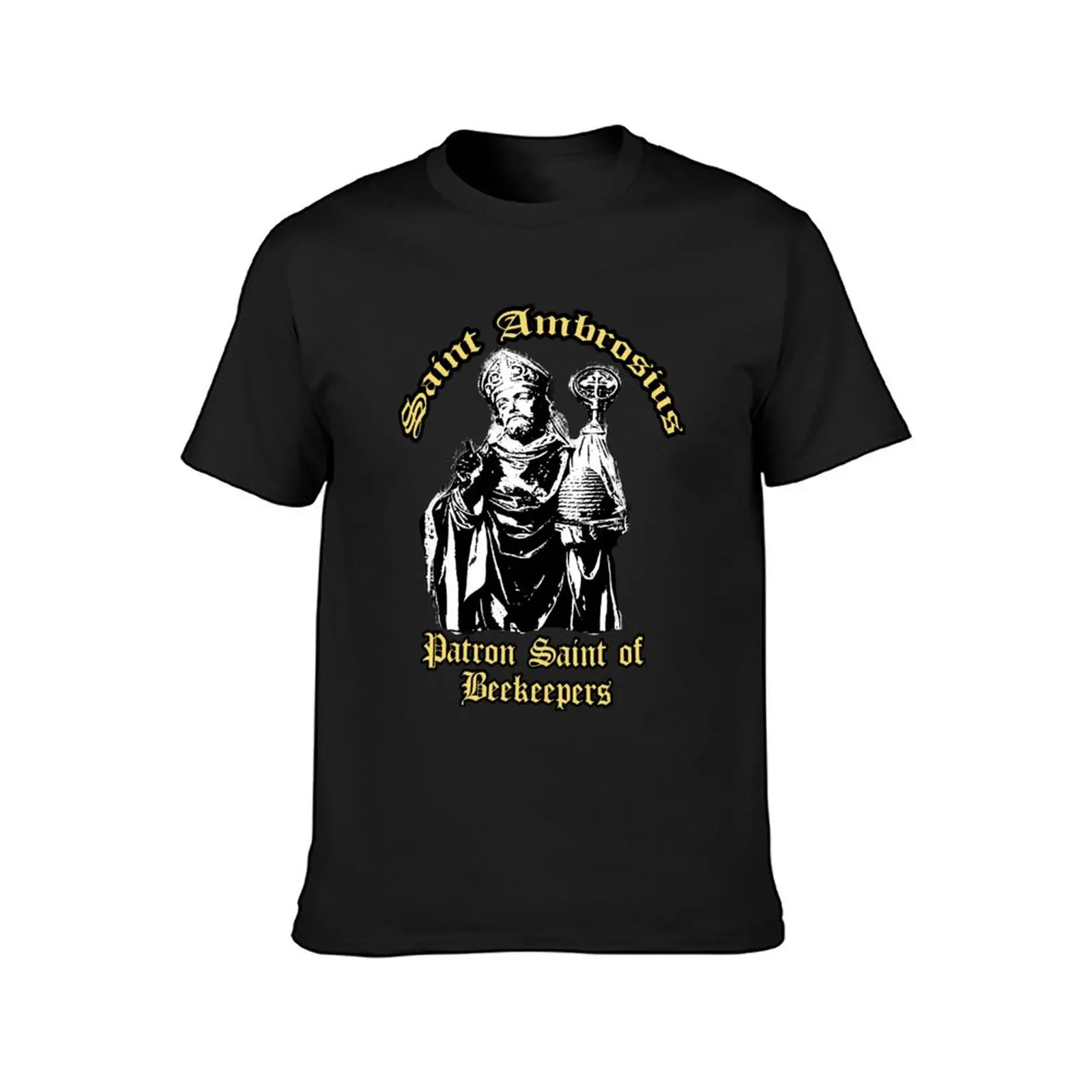 Saint Ambrosius, Ambrose Patron Saint of Beekeepers, Bees T-Shirt sports fans cute tops vintage clothes designer t shirt men