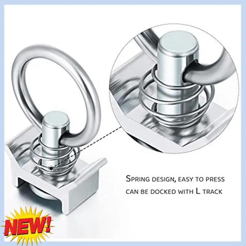 

AT14 6 Pieces Of Stainless Steel Rings, Speaker Hooks, Hanging Rings, Aircraft Frame Hanging Accessories Parts Light Pendants