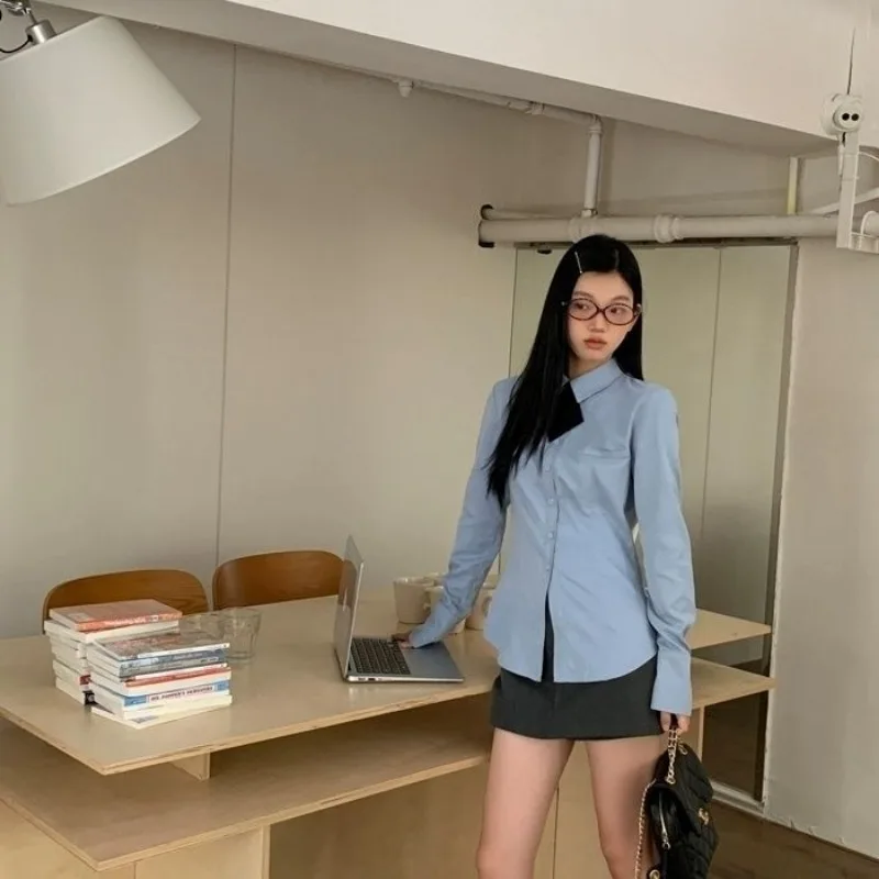 

Shirts for Women Spring Autumn New Models Popular Long-sleeved French Style Tops Blouses