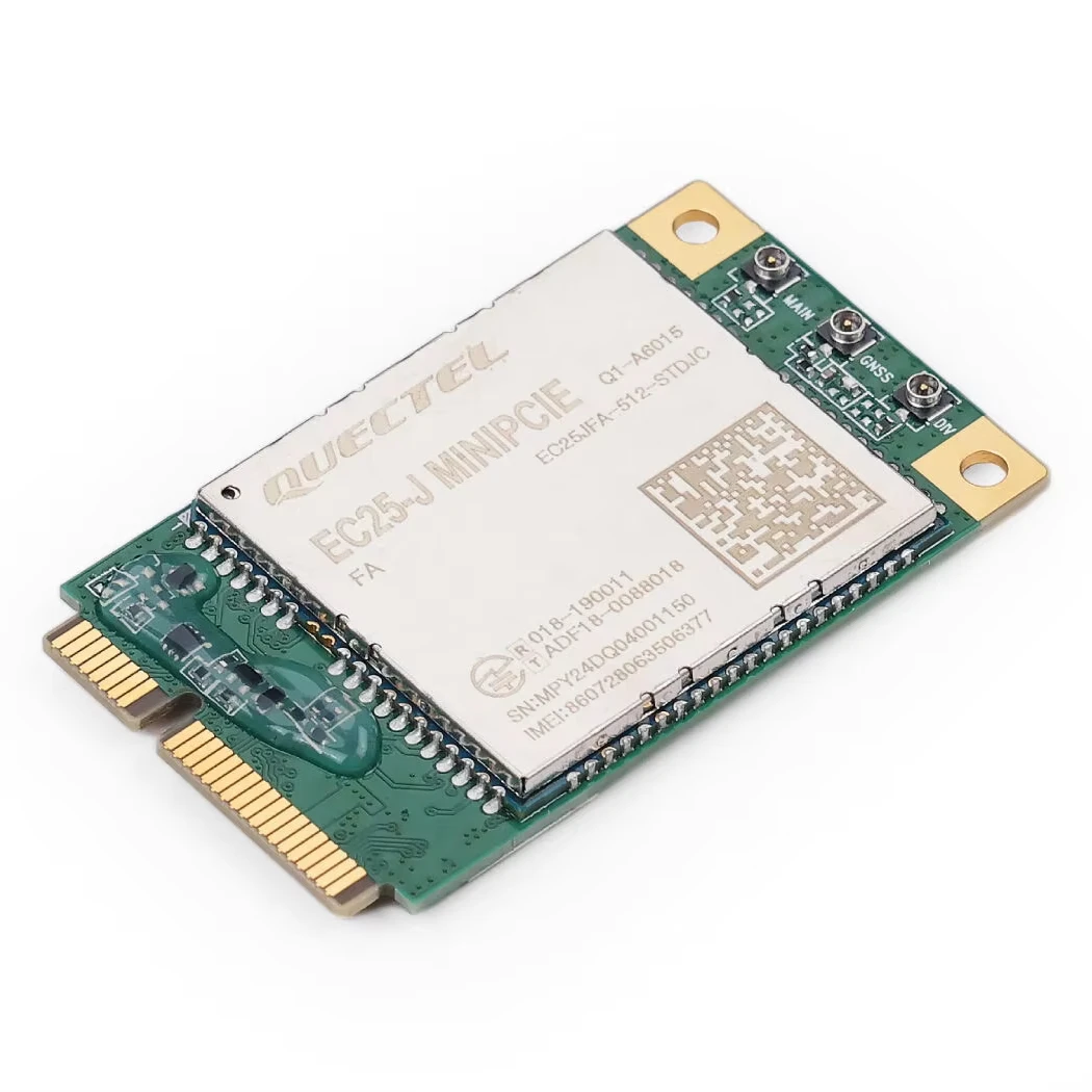 LTE 4 EC25-JFA-mini-PCIe - 2G/3G/4G Communication, Built-in Multiple GNSS, Japan Operators