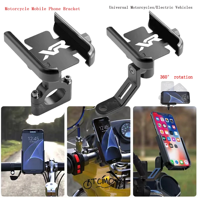 Motorcycle Handlebar Mobile Phone Holder GPS Stand Bracket For Honda XR230MOTARD XR 230 250 400 125 2005-2025