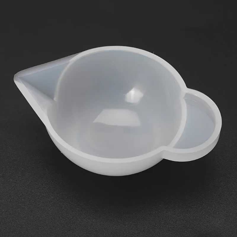 1pc  Mold Dispenser Cup DIY Epoxy Resin Cement Plaster Silicone Mould Decor for DIY Keychain Pendant Decor Projects Supplies