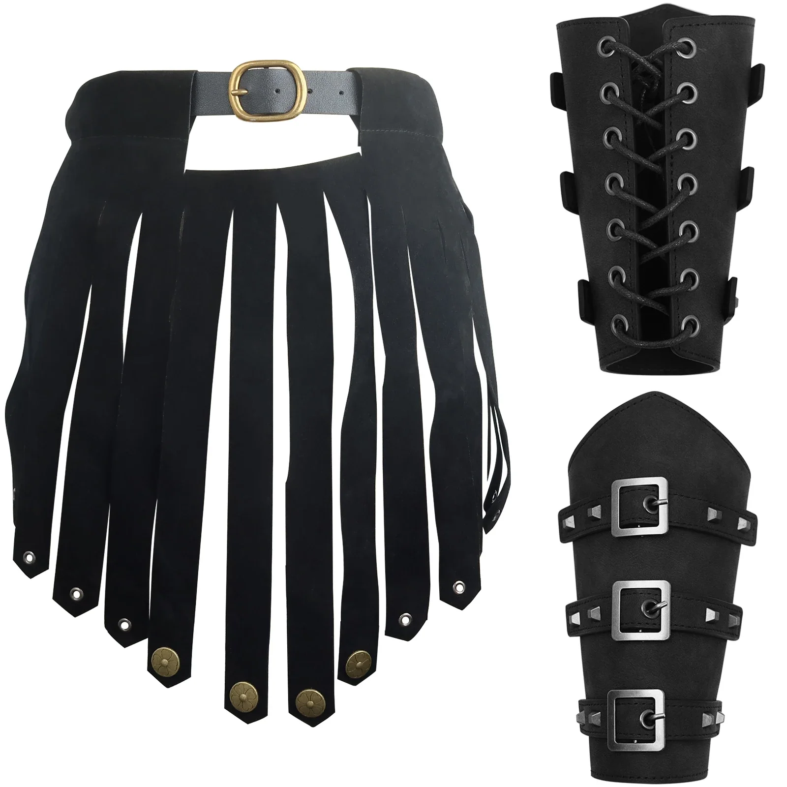 중세 레트로 양각 손목 밴드 소드 벨트, 나이트 숄더 패드 파우치, 바이킹 스타일 가드 코스튬, 헌터 세일러문 코스프레