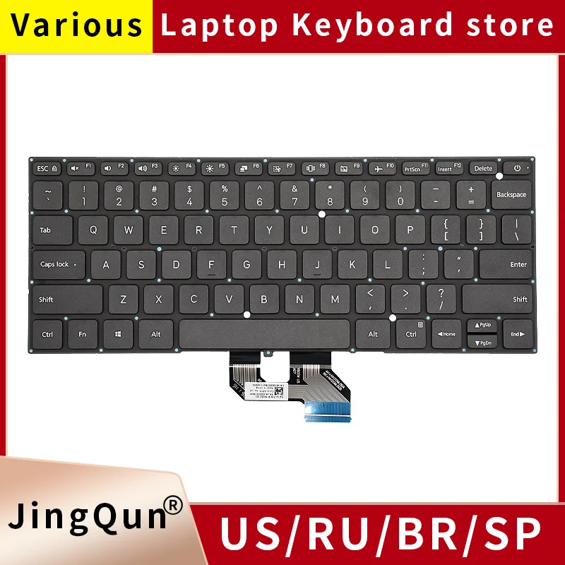 Imagem -03 - Teclado para Notebook Eua ru com Retroiluminação Xiaomi mi Pro13 14 Pro15 Redmibook Xma2006 Xma1903 Xma2001 Xma2011 Xma2008 Xma2005 Original