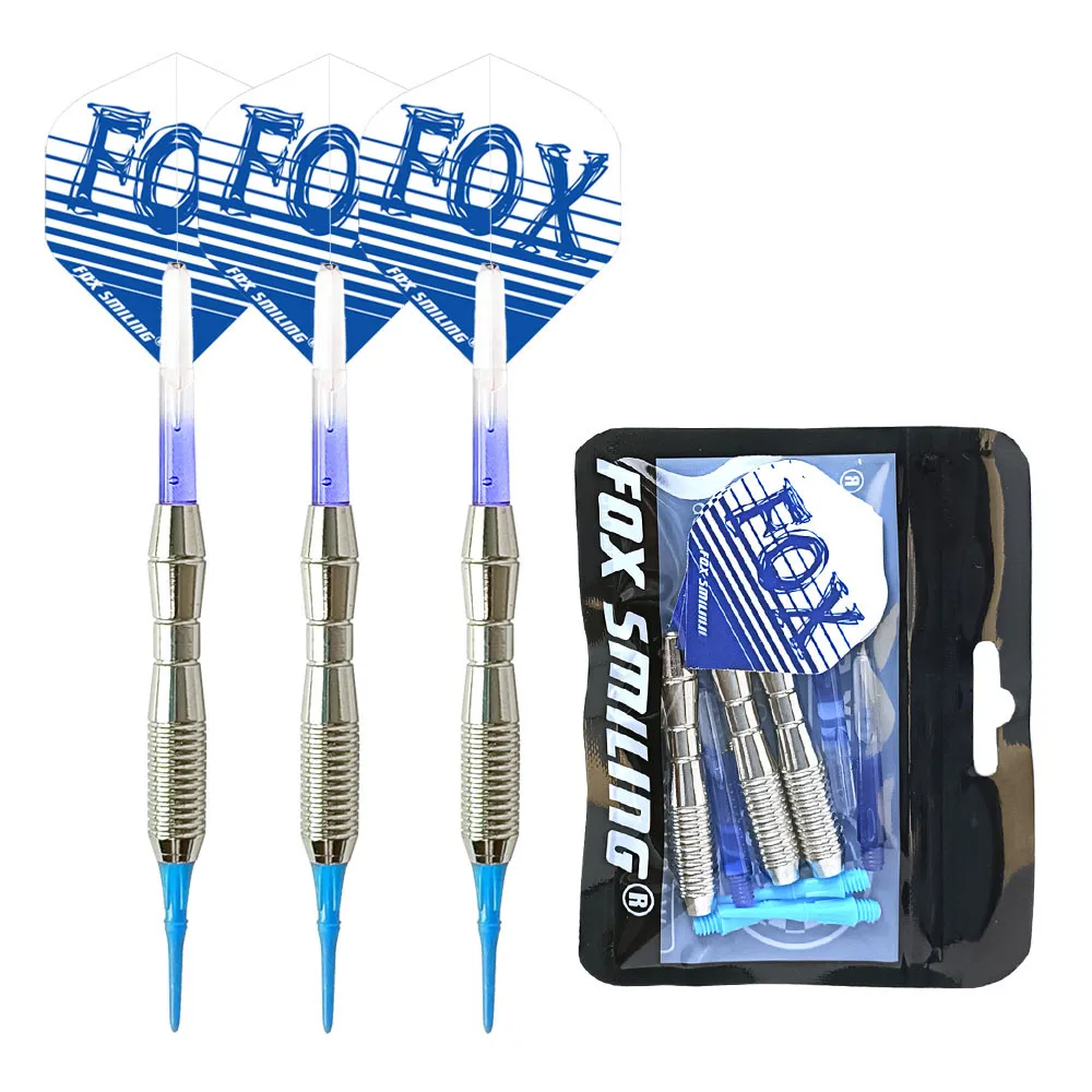 Fox Smiling 3PCS 18g Soft Darts mit Nylon-Dartspitzen und Schaffen – Detail 6